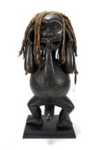 618. Houten Nkisi Nkondi beeld, midden 20e eeuw, Congo, Antiek en Kunst, Ophalen of Verzenden