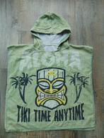 badcape groen handdoek / badponcho 60x120 cm, Maat 104, Ophalen of Verzenden, Zo goed als nieuw, Badponcho