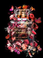 Glasschilderij Ter Halle: Coco Chanel Paris Parfum, Nieuw, Ophalen of Verzenden, Schilderij, 75 cm of meer
