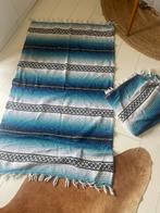 Mexicaanse Dekens - Blauw - 2 stuks, Ophalen of Verzenden, Zo goed als nieuw