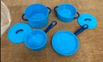 Ah blauwe speelgoed kinder pannenset, Ophalen of Verzenden, Zo goed als nieuw, Overige typen