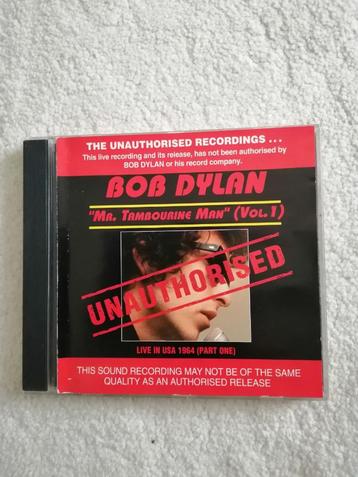 Cd Bob Dylan onofficiele uitgave vol. 1 Mr. TAMBOURINE MAN beschikbaar voor biedingen