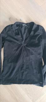 Zwarte longsleeve met V-hals van SPS Superstar, maat L, Kleding | Dames, Zwart, Maat 42/44 (L), Ophalen of Verzenden, Zo goed als nieuw