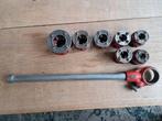 Ridgid OO-R draadsnijratel
MET 7 SNIJKOPPEN EN SNIJKUSSENS, Doe-het-zelf en Verbouw, Gereedschap | Handgereedschap, Ophalen of Verzenden
