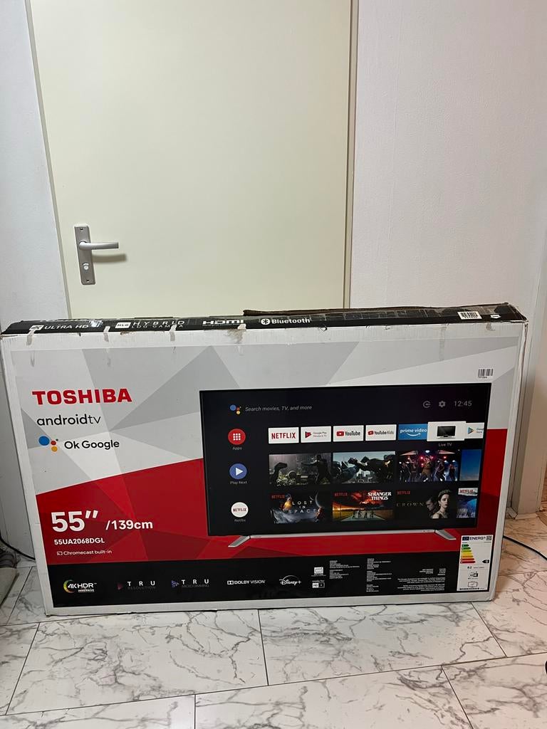 Toshiba 55" 4K UHD Smart TV - Model 55UA2068DGL, 50 Hz, Ophalen of Verzenden, 100 cm of meer, 4k (UHD)