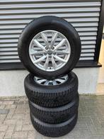 17 inch audi velgen met winterbanden continental 5x112, Ophalen, Gebruikt, Banden en Velgen, 17 inch