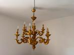 Antieke Gouden Kroonluchter, Antiek en Kunst, Antiek | Lampen, Ophalen of Verzenden