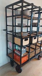 Servies kar industriële, Ophalen, Gebruikt