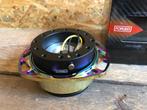 NRG Race Handle Quick release neochrome stuurnaaf snapoff, Ophalen of Verzenden