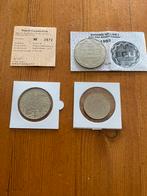 3 herdenkings munten, Ophalen of Verzenden, Vóór koninkrijk