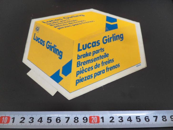 sticker Lucas Girling  *, Verzamelen, Stickers, Zo goed als nieuw, Ophalen