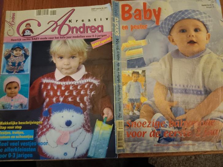 Kinder Breiboeken - Andrea & Baby Sandra Special, Boeken, Tijdschriften en Kranten, Gelezen, Overige typen, Ophalen of Verzenden