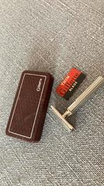 Vintage Gillette Fat Handle Tech Scheerset scheermes, Ophalen of Verzenden, Zo goed als nieuw, Verzorging