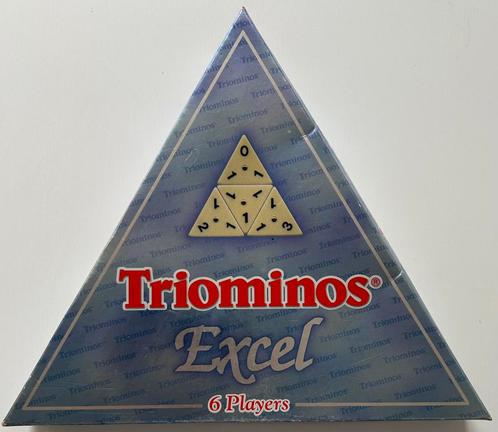 Goliath Triominos Excel 6 SPELERS in NIEUWSTAAT, Hobby en Vrije tijd, Gezelschapsspellen | Overige, Zo goed als nieuw, Een of twee spelers