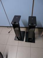 2 stuks zwart metalen luidspeaker stands, Ophalen of Verzenden, Zo goed als nieuw, Overige typen, Overige merken