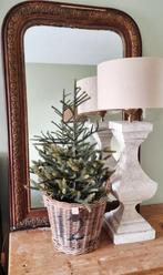 Frans antieke toogspiegel Brocante Barok spiegel 94x60, Antiek en Kunst, Antiek | Spiegels, Ophalen, Rechthoekig