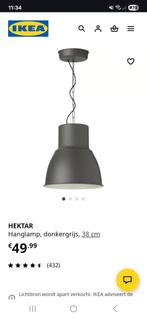 Ikea Hektar Hanglamp (2 stuks), Huis en Inrichting, Lampen | Hanglampen, Ophalen, Zo goed als nieuw, Metaal, Minder dan 50 cm
