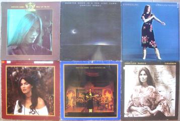 6 LP's Emmylou Harris: Pieces of the sky; Quarter moon in a  beschikbaar voor biedingen