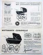 5 vintage reclames kinderwagen 1962 Koelstra Mutsaerts Deltf, Ophalen of Verzenden, Gebruikt, Overige typen