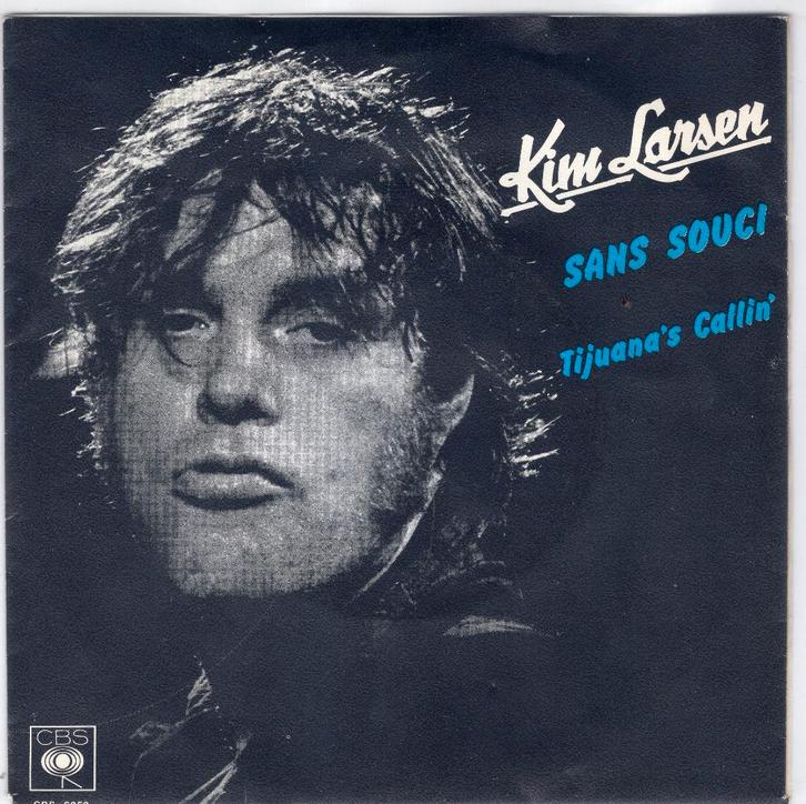 KIM LARSEN  -  Sans souci, Cd's en Dvd's, Vinyl Singles, Gebruikt, Single, Pop, 7 inch, Ophalen of Verzenden