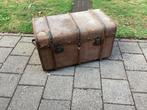 Antieke hutkoffer vintage koffer kist, Huis en Inrichting, Ophalen, Minder dan 50 cm, Gebruikt, 50 tot 100 cm