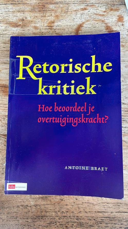 A. Braet - Retorische kritiek, Boeken, Wetenschap, Zo goed als nieuw, Ophalen of Verzenden