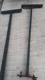 2 stuks waslijnpalen ijzer, Tuin en Terras, Ophalen, Gebruikt, Wasrek