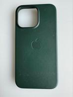 Leren iPhone 13 Pro hoesje met magsafe | kleur Sequoia green, IPhone 13 Pro, Zo goed als nieuw, Verzenden