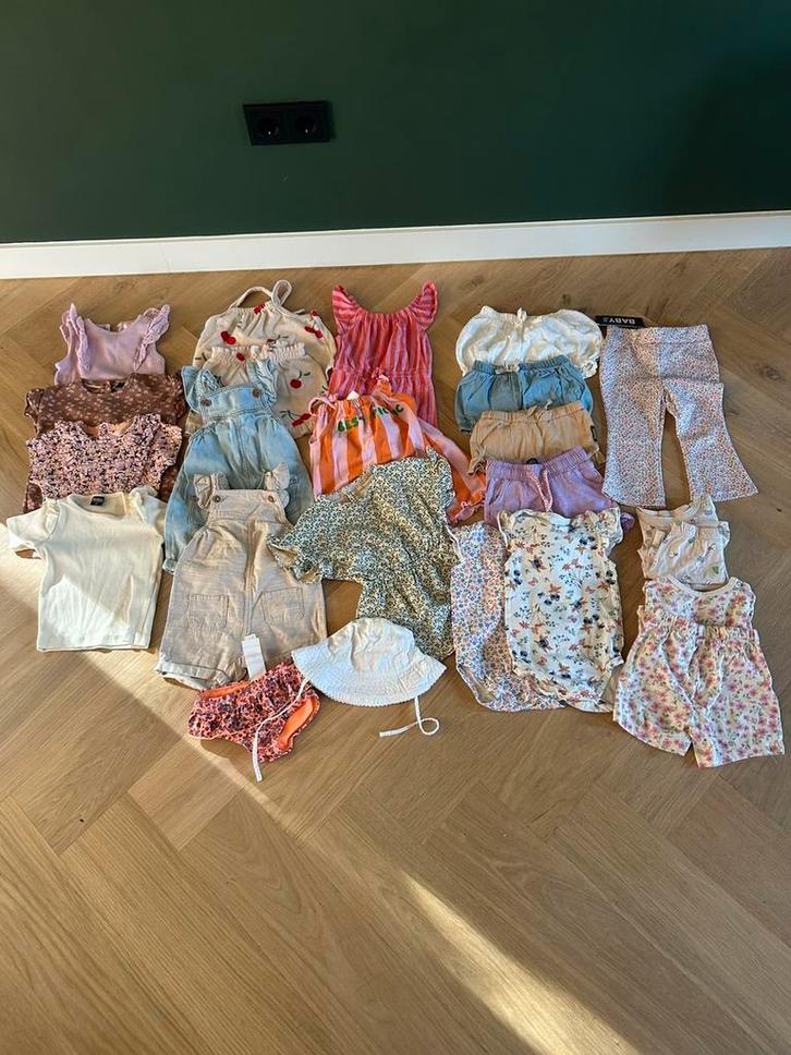 Compleet zomerpakket meisje maat 80, Kinderen en Baby's, Kinderkleding | Kinder-kledingpakketten, Zo goed als nieuw, Ophalen of Verzenden