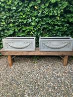 2 tuinbakken, Tuin en Terras, Ophalen, Kunststof, Gebruikt, Minder dan 30 cm