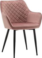 Eetkamerstoel met armleuning Mona-Set van 4, Huis en Inrichting, Stoelen, Ophalen, Metaal, Nieuw, Vier