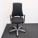 BMA Axia Pro Max, Bureaustoel, Zwart gestoffeerd , Hoge rug, Gebruikt, -, Zwart, -