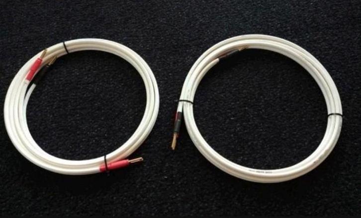 Naim NAC A5 speakerkabels wit, Audio, Tv en Foto, Audiokabels en Televisiekabels, Zo goed als nieuw, Luidsprekerkabel, Verzenden