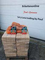 240 kg houtbriketten afgehaald slechts €99,00, Tuin en Terras, Haardhout, Blokken, Ophalen, 6 m³ of meer, Overige houtsoorten