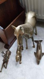 Brass / Kopper pet figures, Antiek en Kunst, Ophalen, Koper