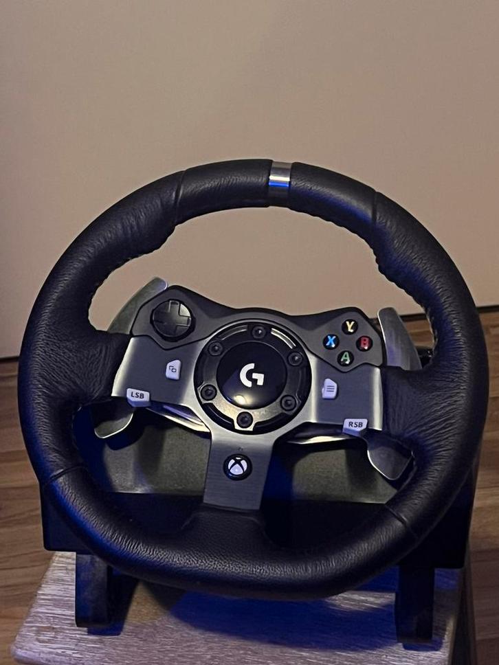 Logitech G920 Racing Wheel + Shifter - Nieuwstaat - Compleet, Spelcomputers en Games, Spelcomputers | Xbox | Accessoires, Zo goed als nieuw