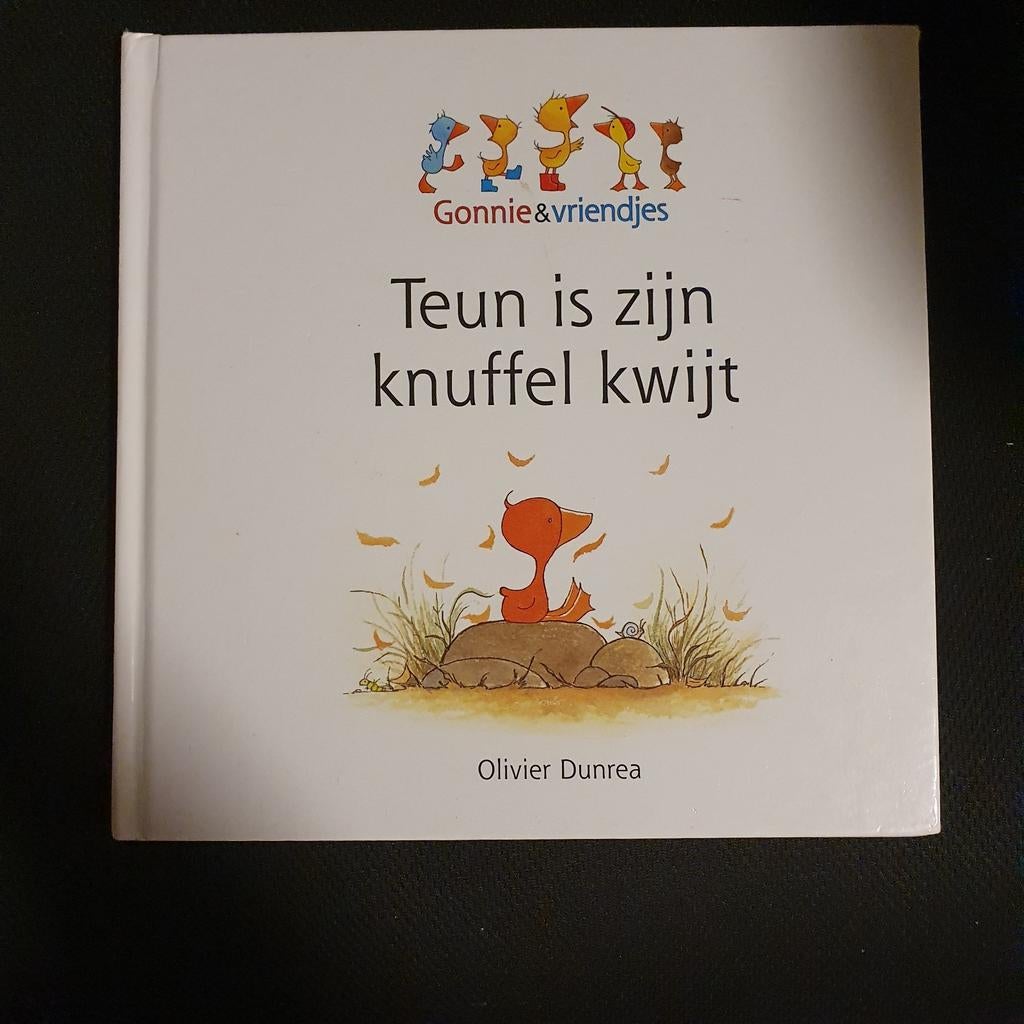 Gonnie & Vriendjes: Teun is zijn knuffel kwijt, Ophalen of Verzenden, Zo goed als nieuw, Olivier Dunrea, Sprookjes