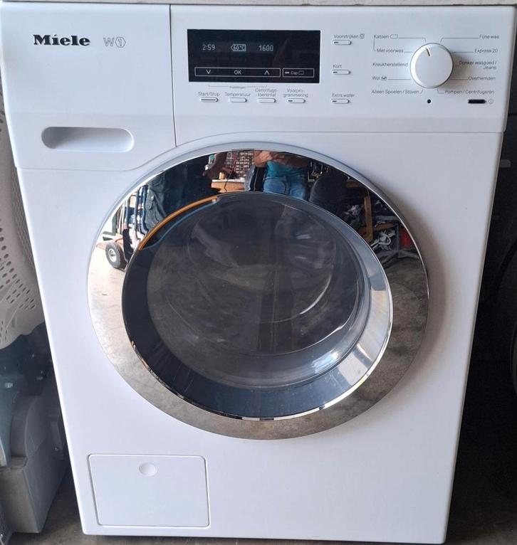 Zeer nette Miele W1 A+++ , garantie, bezorging 35 km, Witgoed en Apparatuur, Wasmachines, Zo goed als nieuw, Voorlader, 8 tot 10 kg