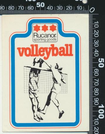 Sticker: Rucanor - Sporting goods - Volleyball (2) beschikbaar voor biedingen