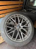 Set Japan Racing JR28 20” velgen met banden, Ophalen, 20 inch, Zomerbanden, Band(en)
