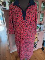 Jurk studio anneloes maat xxl rood luipaardprint travelstof, Maat 46/48 (XL) of groter, Ophalen of Verzenden, Zo goed als nieuw