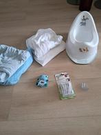 4 baby lakentjes, badthermometer, veiligheidshaakjes, potje, Ophalen, Zo goed als nieuw, Ledikant