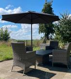 Tuinset Tafel met 4 Stoelen - B7 Down Under Collectie, Ophalen, Zo goed als nieuw, Wicker, Verstelbaar