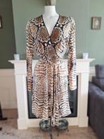 Hale Bob slangenprint wikkel jurk M bruin zwart wit gratis v, Kleding | Dames, Jurken, Verzenden, Zwart, Maat 42/44 (L), Zo goed als nieuw
