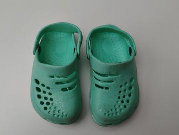 Mintgroene sandalen met glitters, maat 22-23 beschikbaar voor biedingen