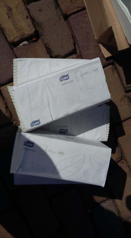 Papier voor dispenser - Tork, Doe-het-zelf en Verbouw, Sanitair, Nieuw, Toilet, Ophalen