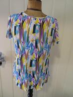 Dames top blouse Wen Ni maat M/L Z.G.A.N., Blauw, Maat 42/44 (L), Ophalen of Verzenden, Zo goed als nieuw