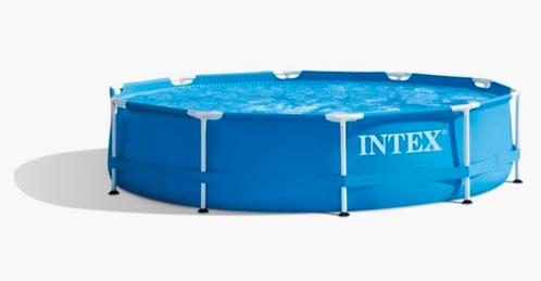 Opblaasbaar zwembad (Intex Metal Frame Pool 305x76), Tuin en Terras, Zwembaden, Zo goed als nieuw, Opblaaszwembad, Minder dan 80 cm