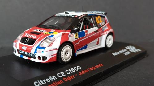 Citroen C2 S1600 Rally Sebastian Ogier 1:43 Altaya ixo Pol, Hobby en Vrije tijd, Modelauto's | 1:43, Zo goed als nieuw, Auto, Overige merken