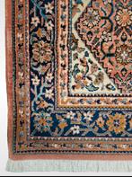 Vintage oosters wol vloerkleed Bidjar pink medall 139x187cm, Gebruikt, Ophalen of Verzenden, ., 150 tot 200 cm